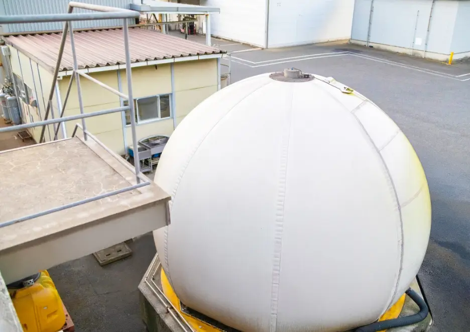 バイオガスプラント 写真