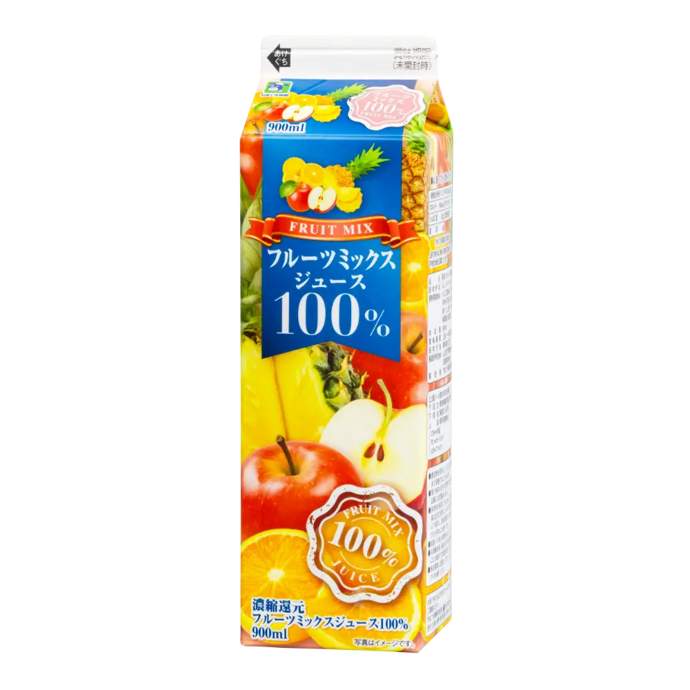 フルーツミックスジュース100%<br>900ml