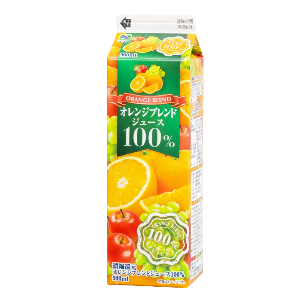 オレンジブレンドジュース100%<br>900ml