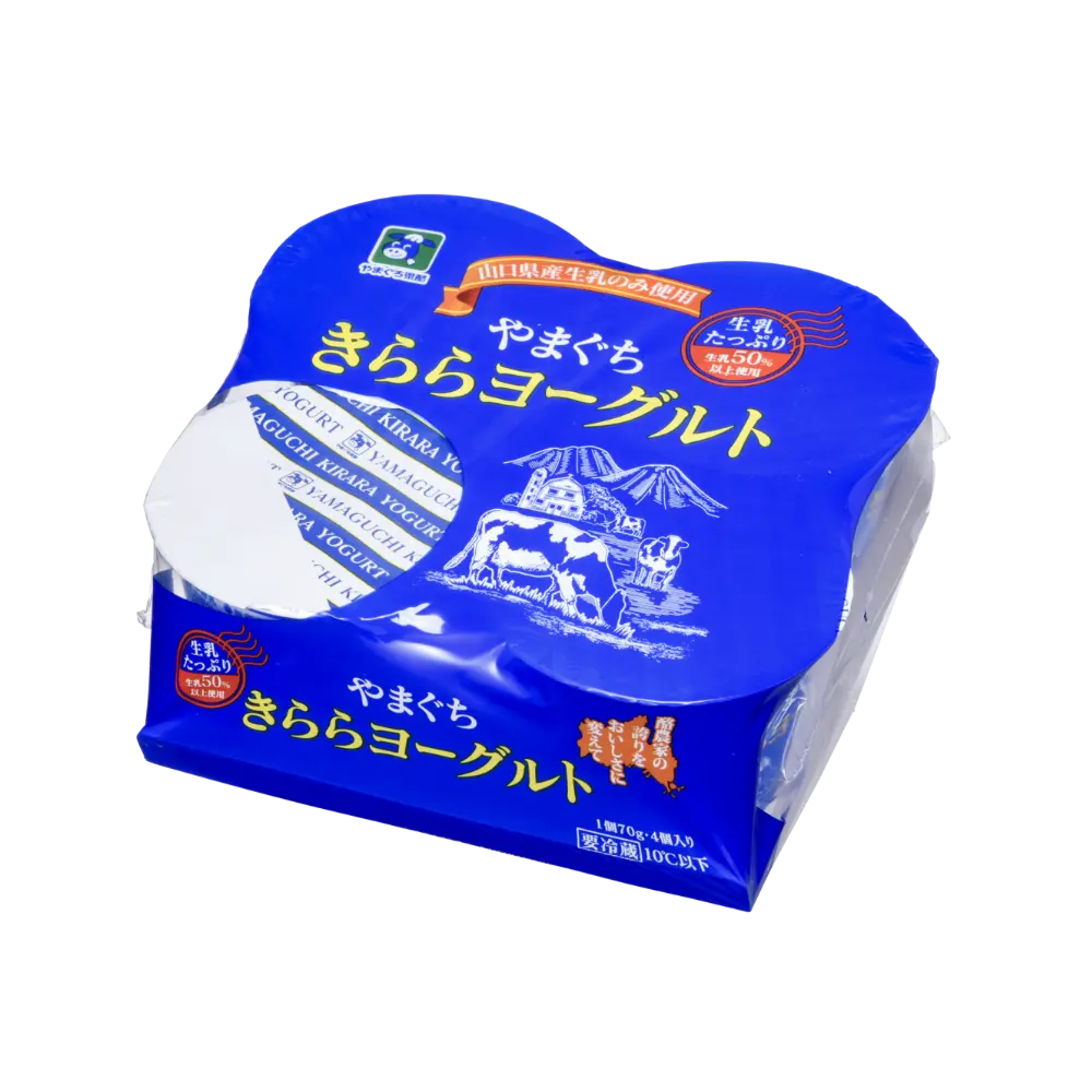 やまぐちきららヨーグルト 70g×4